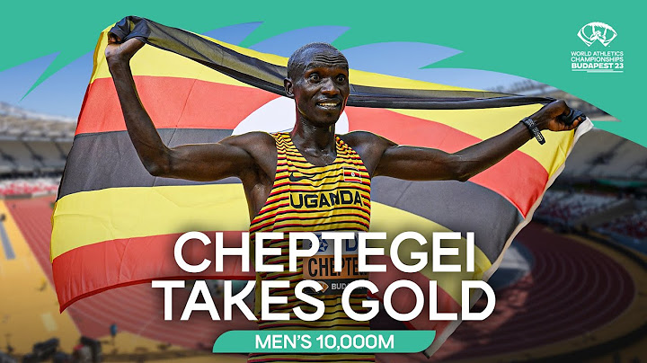🇺🇬's Cheptegei wins 3rd consecutive 10,000m gold | World Athletics Championships Budapest 23