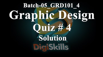 DigiSkills - Graphic Design Quiz 4 Solution | Batch-5 GRD101_4 Solution | Assi4u