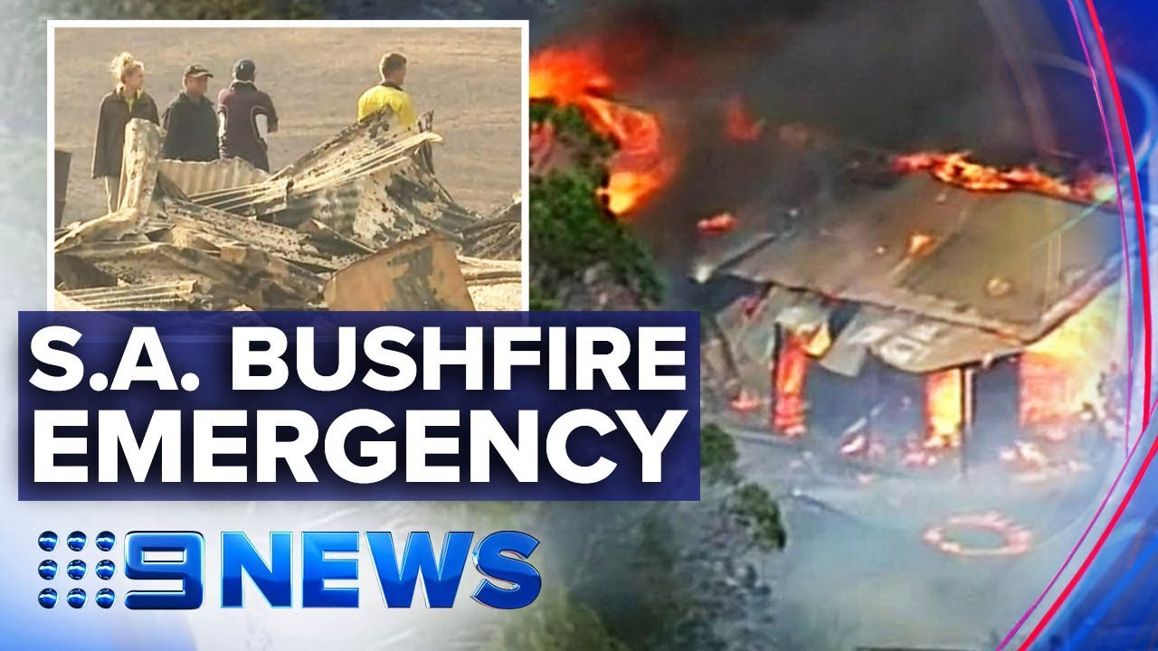 One dead, 54 injured in South Australian bushfires | Nine News Australia