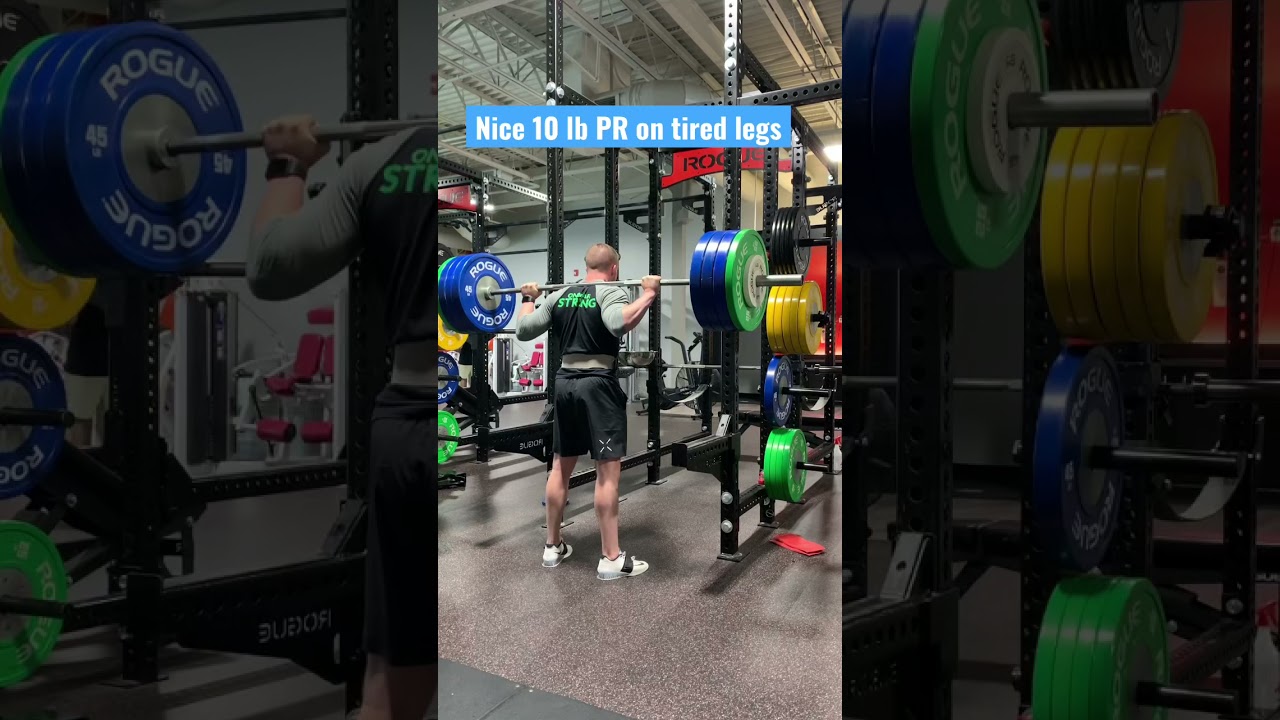 385 lb Back Squat PR 