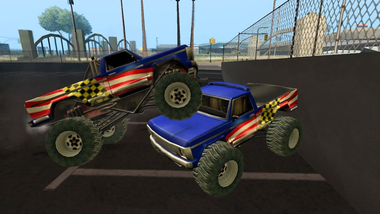 monster truck glitch is insane / gta san andreas