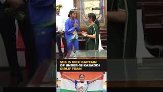 Kabaddi Star Karthika Honoured, Mayor Priya Hands Over Rs 5 Lakh Cheque