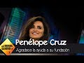 Penélope Cruz agradece a 