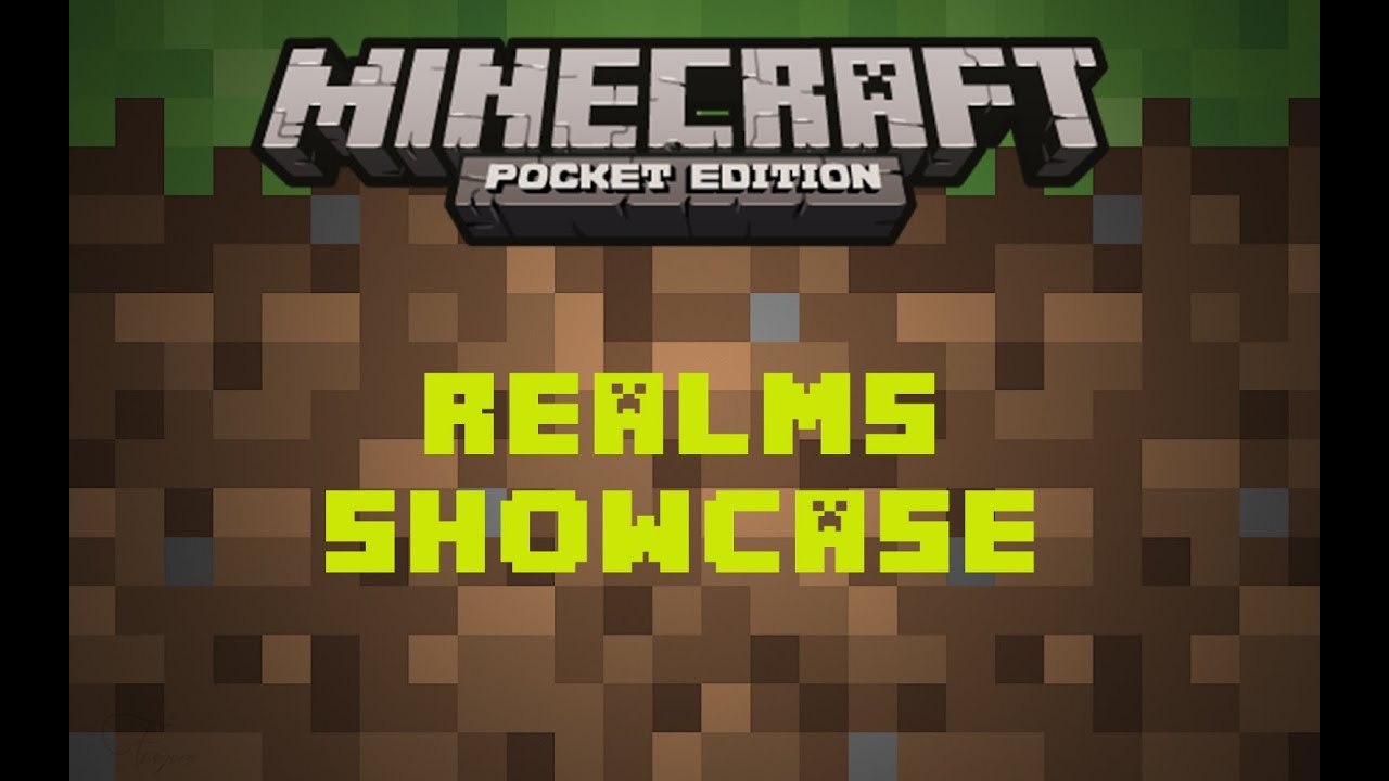Minecraft Pocket Edition Realms Showcase! YouTube