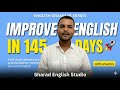 Improve English in 145 Days 🚀 | Sharad English Studio Grammar Series #englishgrammer #raymondmurphy
