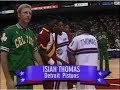 Isiah Thomas Joe Dumars Dennis Rodman 1990 NBA All Star Game Highlights