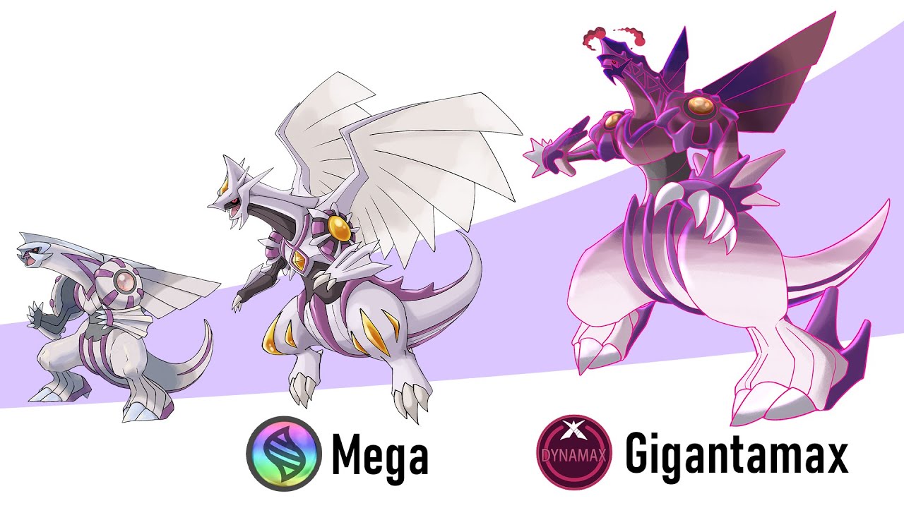 The Creation Trio Pok mon Mega X Y Gigantamax Evolve Dialga Palkia 