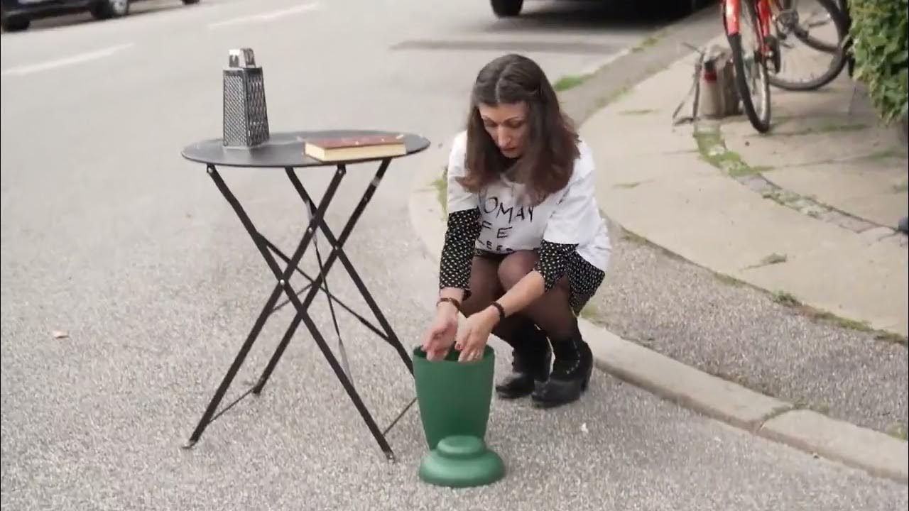 An Iranian woman shredding a copy of Quran in Denmark YouTube