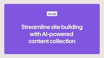 Streamline site building with AI-powered content collection