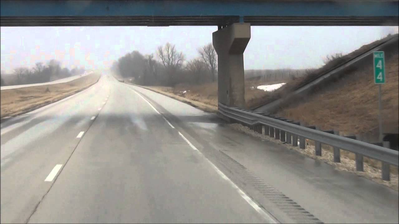 Illinois Interstate 74 West Mile Marker 5040 (3/12/13) YouTube