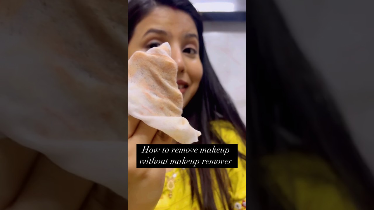 How to remove makeup without makeup remover