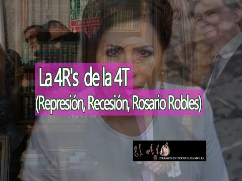 Las 4R's  de la 4T (Represión, Recesión, Rosario Robles)