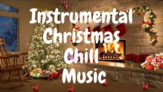 Instrumental Christmas Jazz Hop Music ?❄️?Cozy Christmas Coffee Shop Ambience with Warm Fireplace