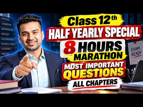Class 12 Accounts Half Yearly 🔥 ALL CHAPTERS in 8 HOURS | Most Important Questions 💯CA Parag Gupta