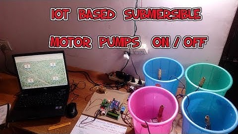 IOT BASED SUBMERSIBLE MOTOR PUMPS ON/OFF