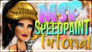 MSP speedpaint TUTORIAL! - Msp Jojo