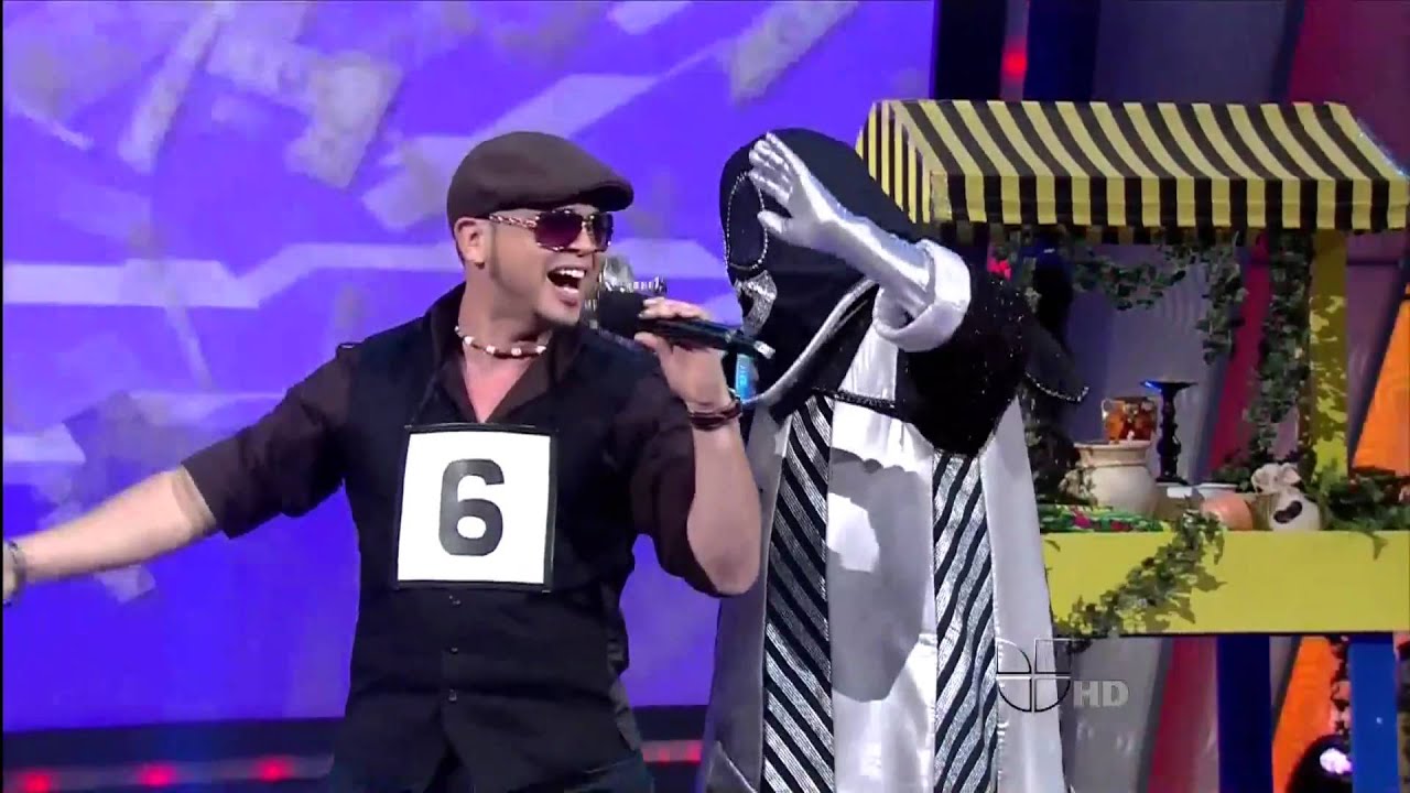 Sabado Gigante,Asmin Peralta venciendo al Chacal