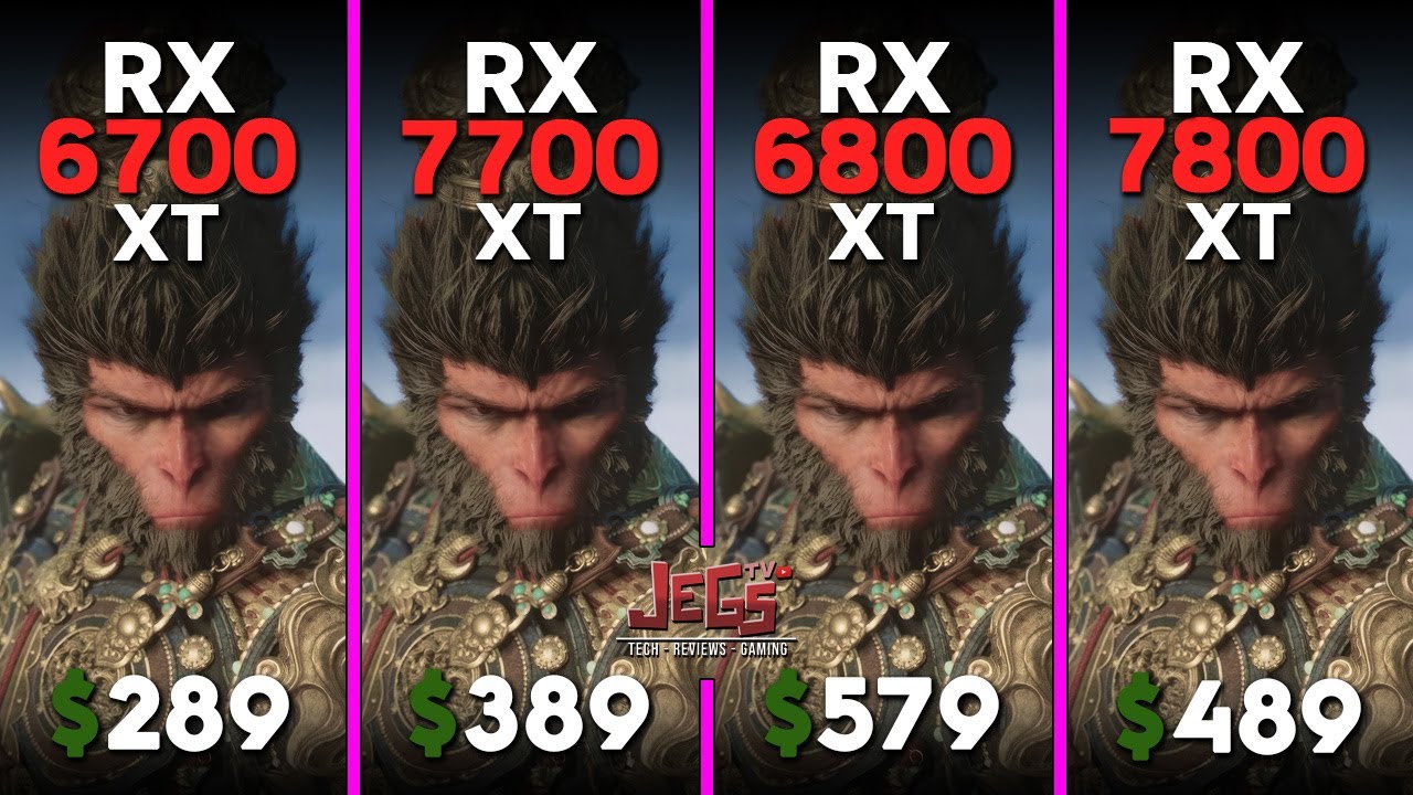 RX 6700 XT vs RX 7700 XT vs RX 6800 XT vs RX 7800 XT | Ryzen 5