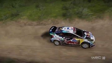 WRC 10 GAME - rally driver drives wrc 10 game
