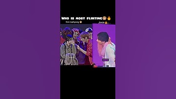 ||who is most flirting with girl🌷🤔🤔?||KIM TEAHYUNG🙊 and JIMIN 🔥|| #bts #kim teahyung #jimin #short 💜