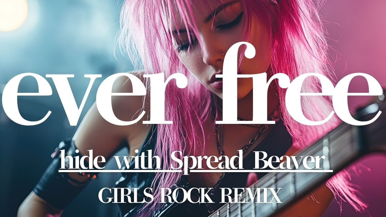 【ever free】hide with Spread Beaver GIRLS ROCK REMIX/AIカバー