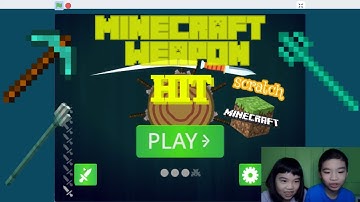 Secrets of Coding in SCRATCH: Create *MINECRAFT WEAPON HIT* Game Tutorial