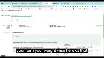 How To Create Amazon FBM Shipping Template | Merchant Fulfilled Amazon shipping Template2023|
