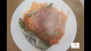 Spaghetti à la Tunisienne مقرونة تونسية باللحم#spaghetti #viande #boeuf #food #sfax #tunisie