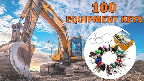 100 No-Repetitive Heavy Equipment Keys Master Set Construction Ignition Key Set