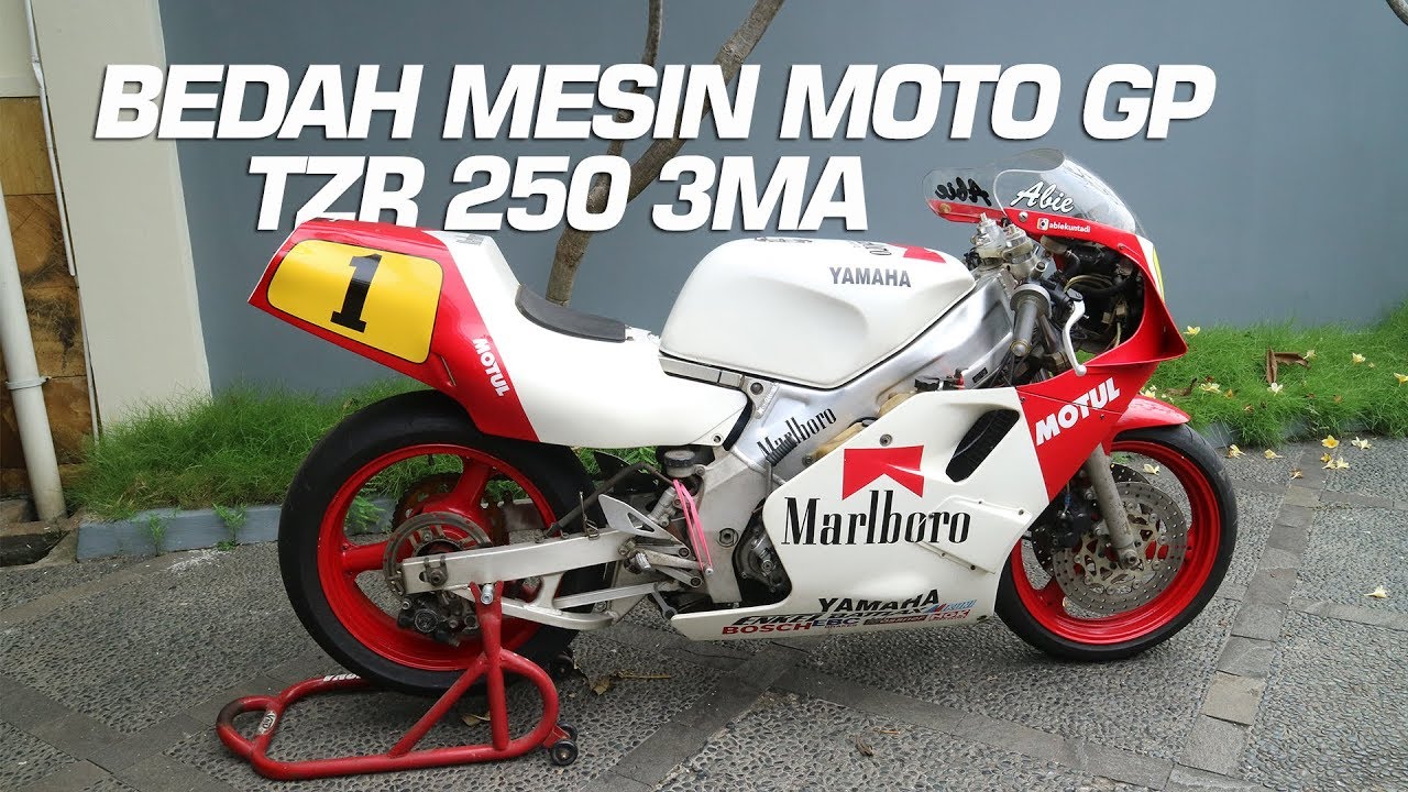 BEDAH YAMAHA TZR 250 3MA REPLICA GP 500 EDDIE LAWSON YouTube