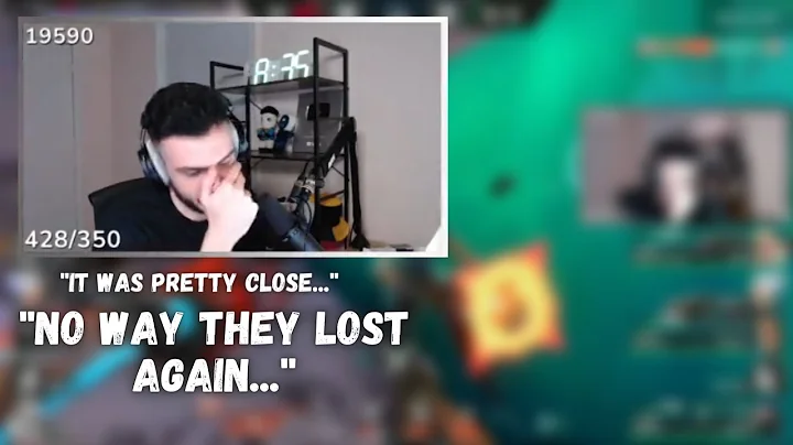 Tarik Reacts To Sentinels Losing Vs EG Valorant In VCT