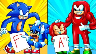 My Dad Vs Your Dad!  Who is The Best!?  Baby Sonic Sad Story  Sonic The Hedgehog 3 Animation