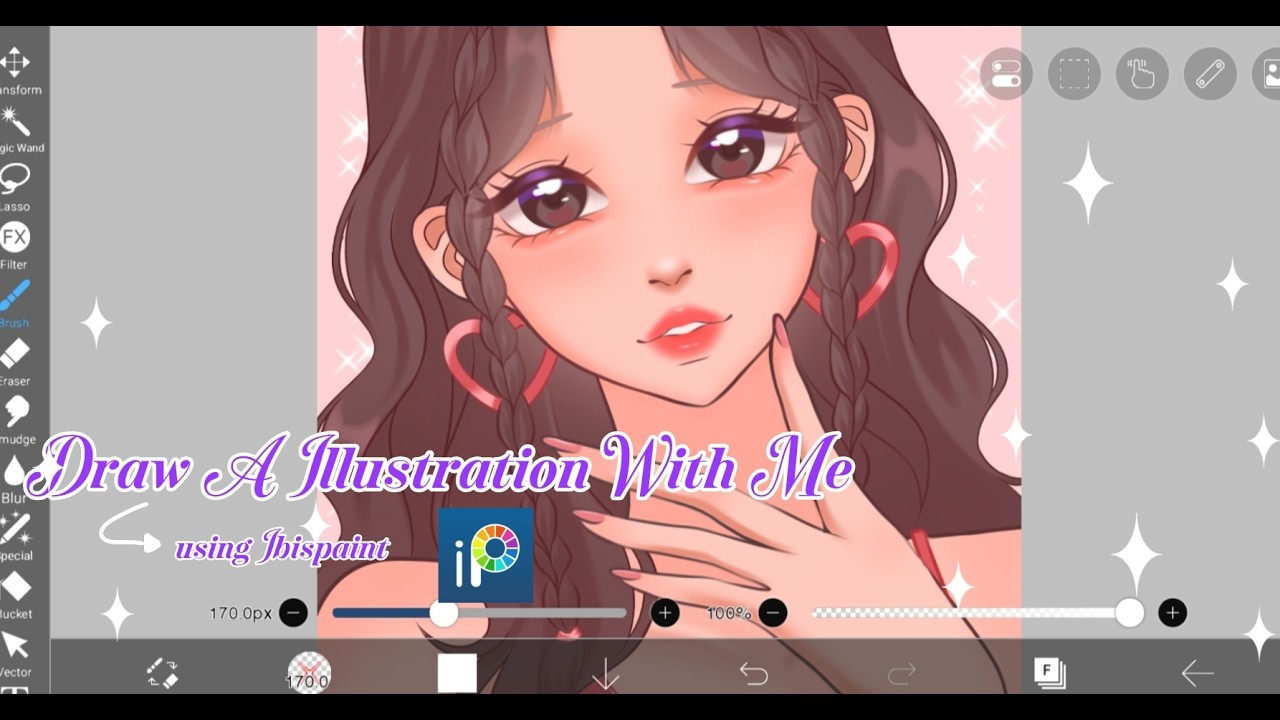 Draw an Illustration With Me ˚⟡˖ ࣪#illustration #art #ibispaintx