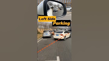 How to Perfectly Do Left Side Parallel Parking Easily #automobile #cardrivingtips #shorts