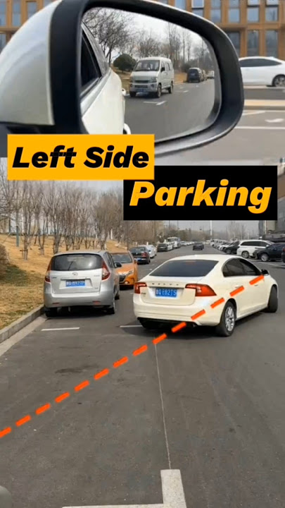 How to Perfectly Do Left Side Parallel Parking Easily #automobile #cardrivingtips #shorts