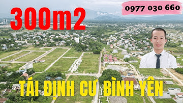 Bán nhanh 300m2 đất tái định cư Bình Yên - Đất nền Thạch Thất| 0977030660