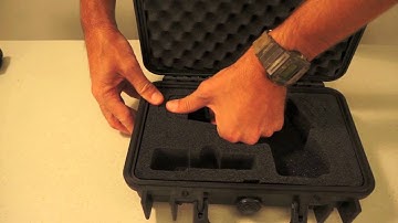 Pelican Compact Pistol Case w/ Custom Foam