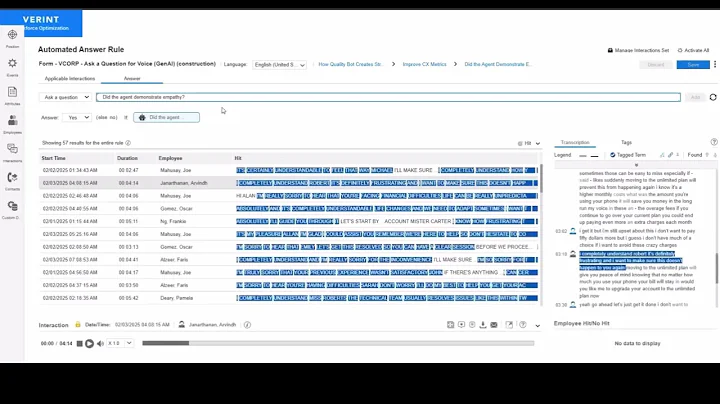 Verint Quality Bot demo video v4