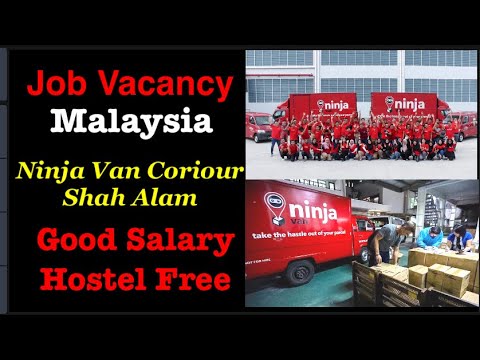 Job vacancy in Malaysia Ninja van 