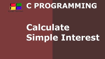 C Program to Calculate Simple Interest | Hindi