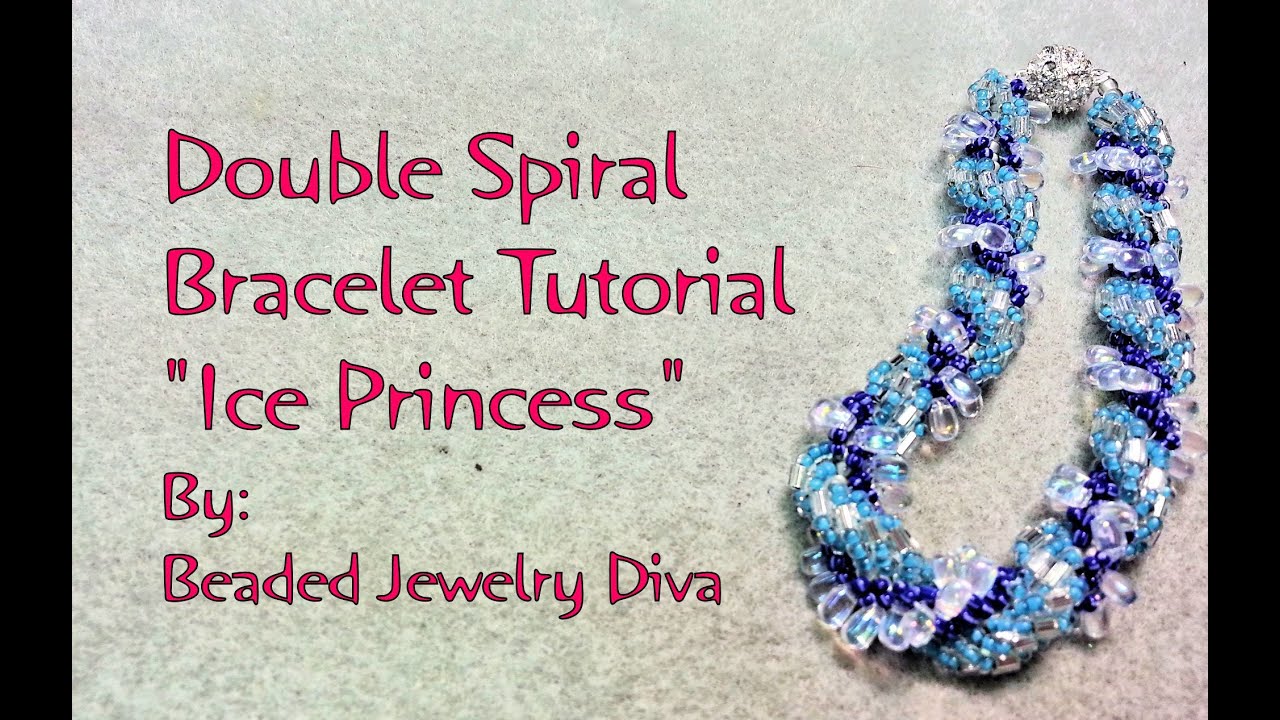 Download Double Spiral Bracelet Tutorial - Beaded Bracelet Tutorial - YouTube