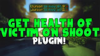 GET HEALTH OF VICTIM ON SHOOT! | Minecraft Plugin Tutorial