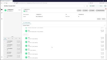 WFC Webex Contact Center WxCC Agent Call