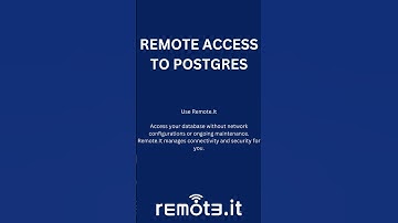Quick Tip: Secure Remote Access to Postgres with Remote.It