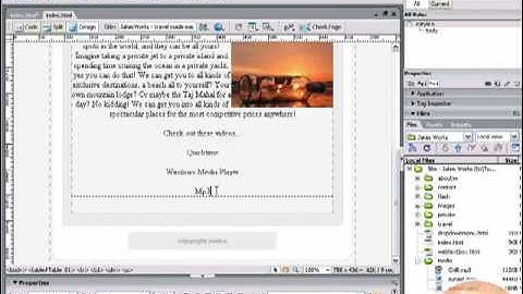 Embed Sound & Video into Your Website! Dreamweaver Tutorial