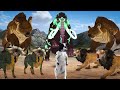 Zombie Mammoth Animal Vs Monster Lion Tiger Battle