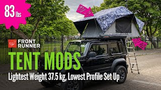 Lightweight Roof Tent. Front Runner Roof Tent Modifications.