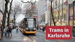 Tram and Light Rail in Karlsruhe, Germany