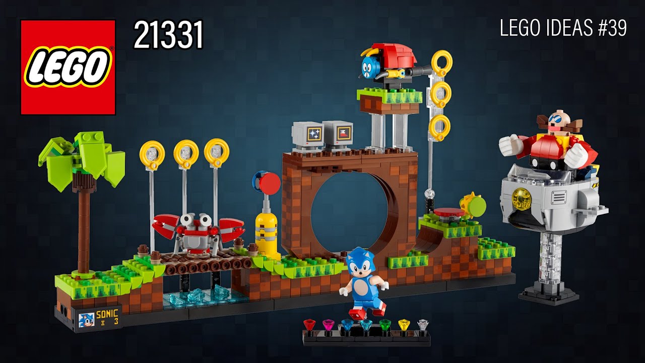 LEGO® Ideas | Sonic the Hedgehog™ – Green Hill Zone model (21331)[1125 ...