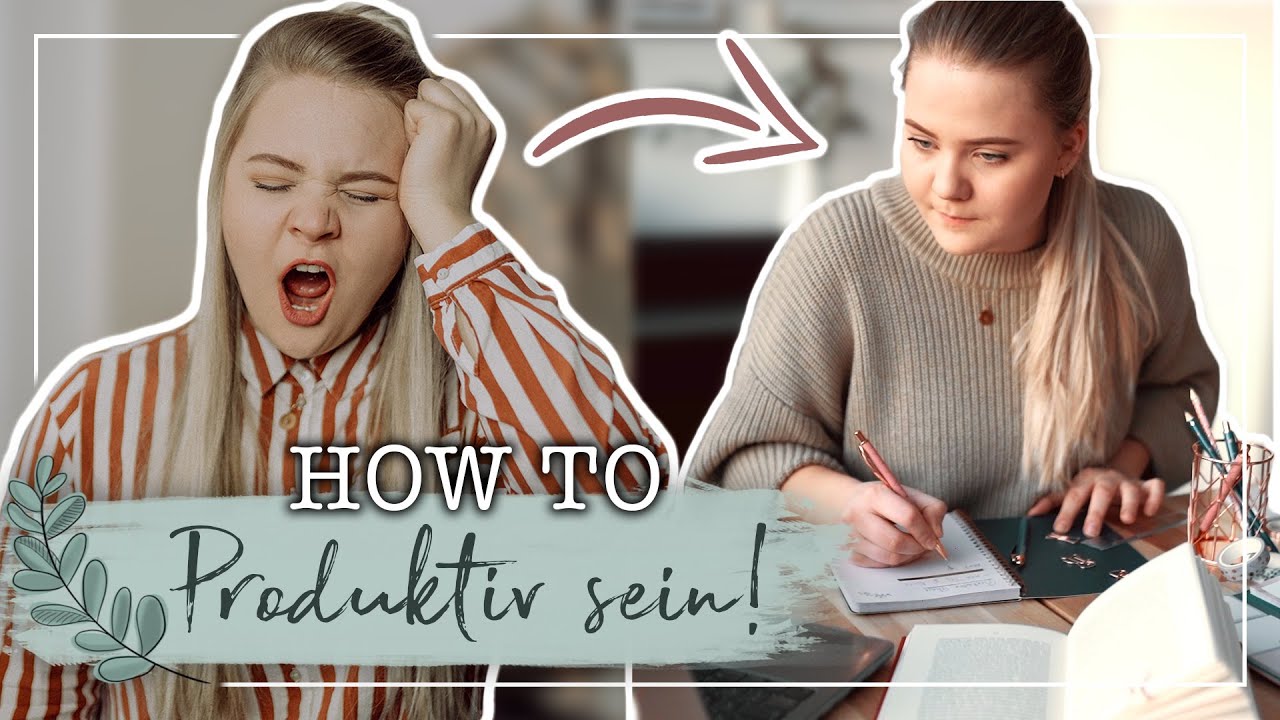 How to: Produktiv sein für Faule! 🙌🏼 - Für Schüler & Studenten! 🎓 (Hacks und Tipps)